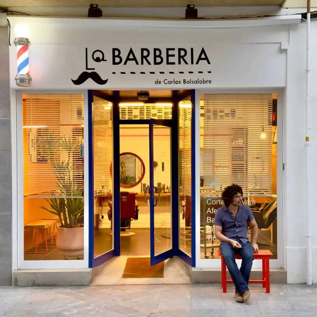 rotulos barbería