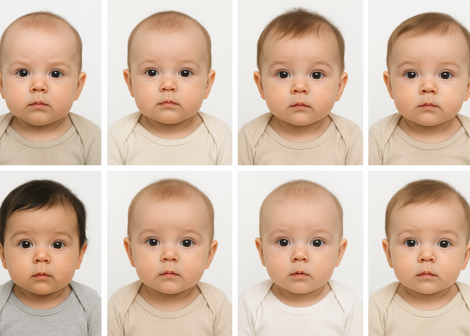 fotos dni para bebes