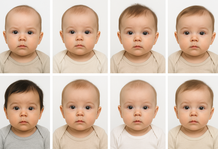 fotos dni para bebes